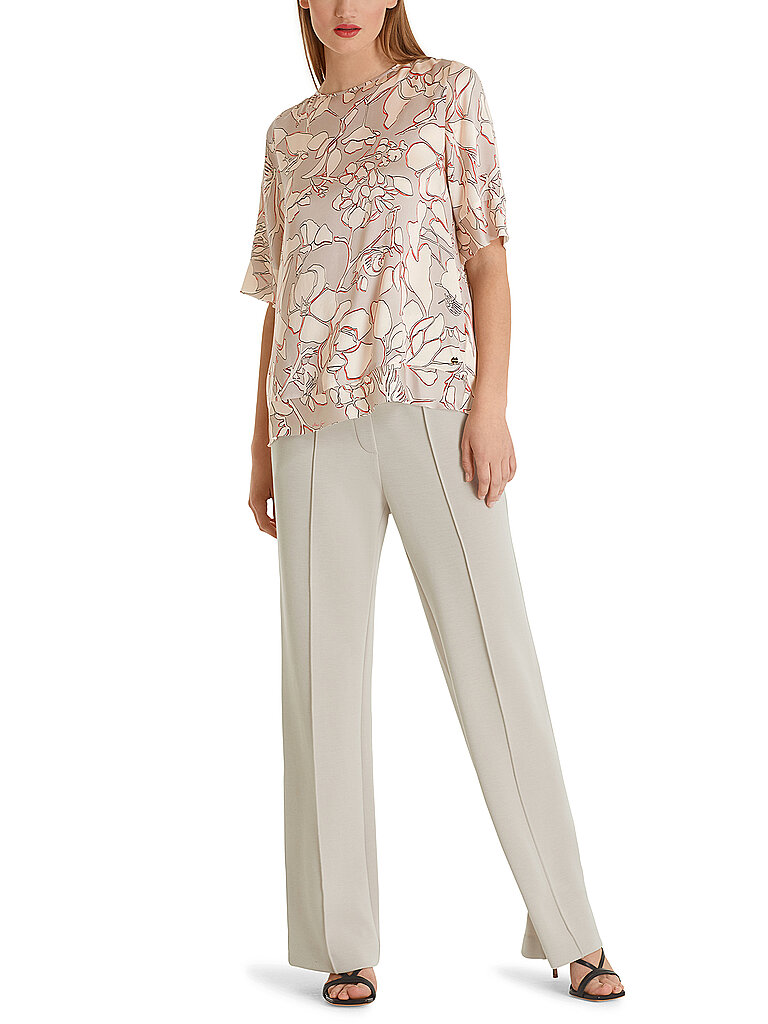 MARC CAIN Seidenshirt grau | 38